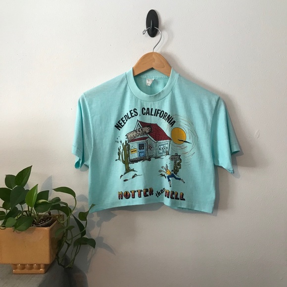 Tops - Vintage California Crop Top